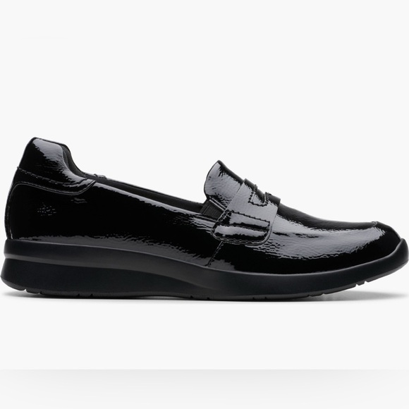 Clarks Ellowyn timeless Penny Loafer black /size 6 - Picture 3 of 6
